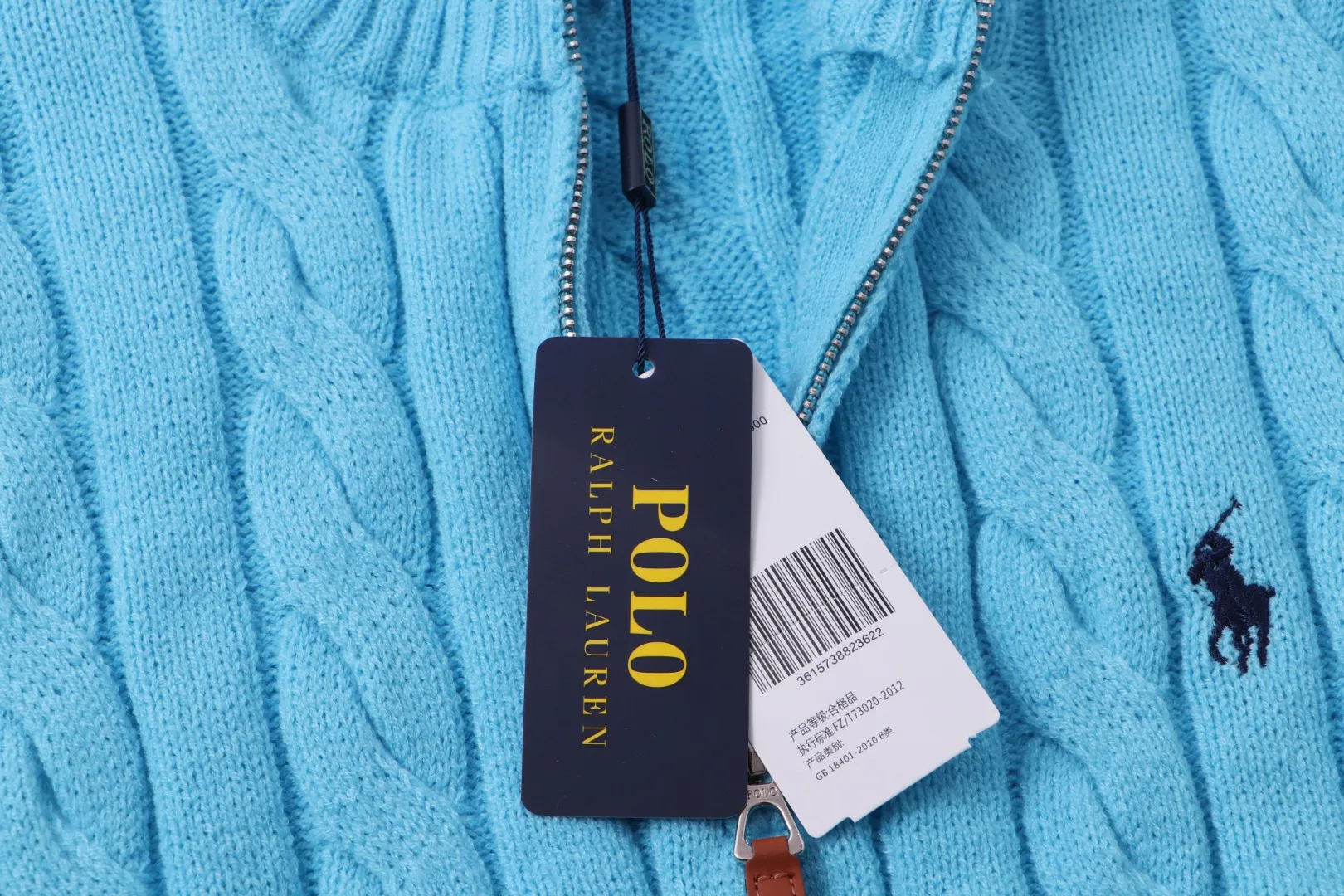 P230 RALPH LAUREN Ralph Lauren seven-color classic small label embroidered stand-collar long-sleeved half-zip knitted sweater tops for men and women seven colors Color: black white gray royal blue pink sky blue khaki code number: S M L XL material: cotton